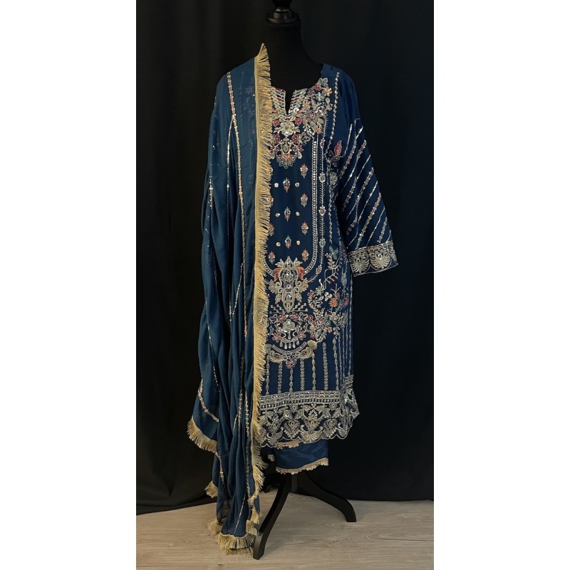 3pcs Salwar Kameez SIZE 46 (BC140A) 3pcs Salwar Kameez SIZE 46 (BC140A)