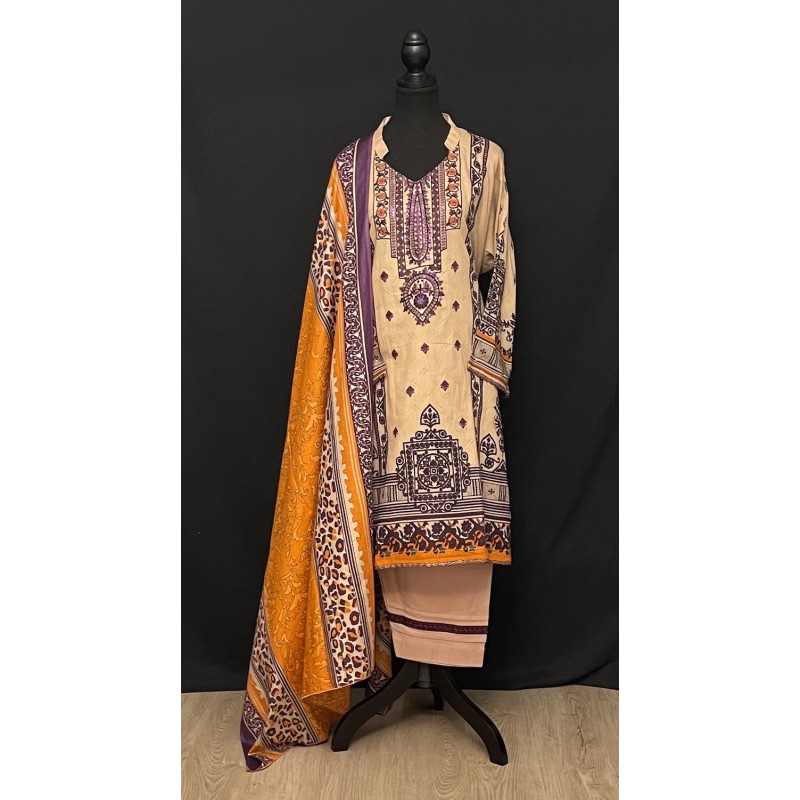 3pcs Salwar Kameez SIZE 54 (BC190A) 3pcs Salwar Kameez SIZE 54 (BC190A)