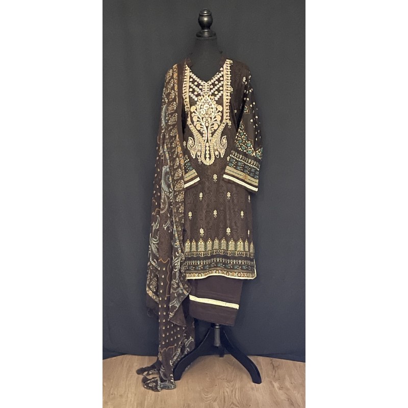 3pcs Salwar Kameez SIZE 56 (BC204A) 3pcs Salwar Kameez SIZE 56 (BC204A)