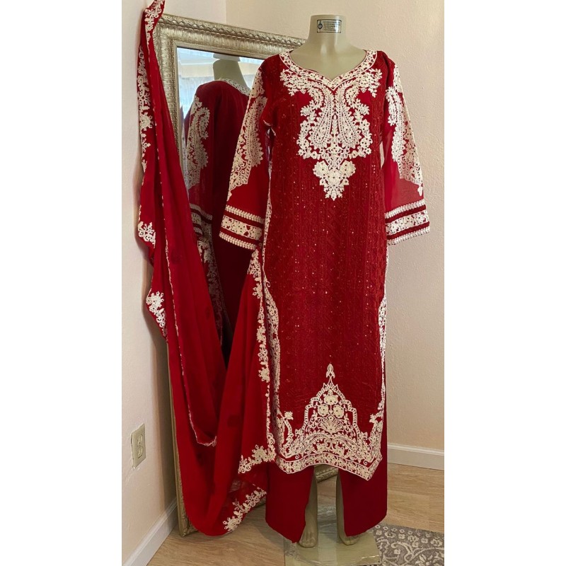 3pcs Salwar Kameez SIZE 42 (CA278A) 3pcs Salwar Kameez SIZE 42 (CA278A)